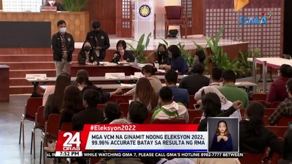 Mga VCM na ginamit noong eleksyon 2022, 99.96% accurate batay sa resulta ng RMA | 24 Oras