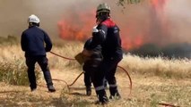 Dos focos del incendio de Navarra continúan descontrolados