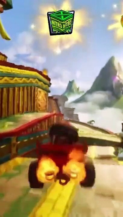 Snowplower Orange Paint Job & Snowplower Wheels - Crash Team Racing Nitro-Fueled