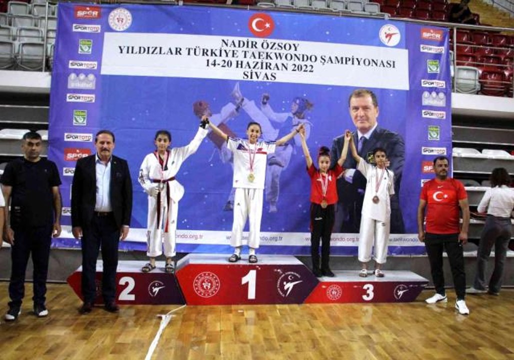 Sivas'ta düzenlenen tekvando şampiyonası sona erdi