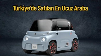 Türkiye'deki en ucuz otomobil Citroen Ami, 25 dakikada tükendi!