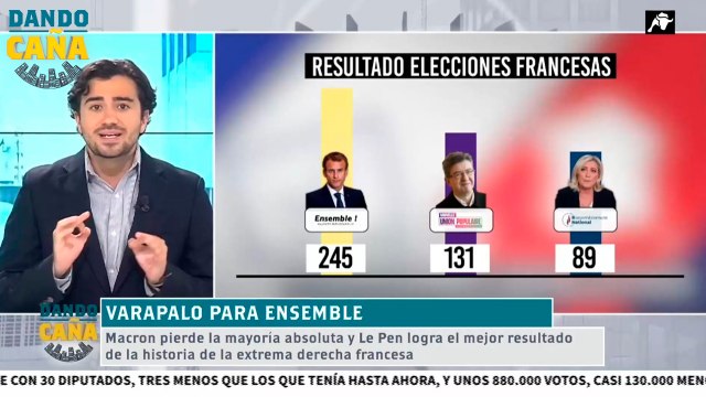 Macron gana las elecciones legislativas pero pierde la mayoría y Le Pen tendrá grupo propio