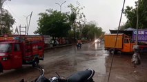 Rajasthan Weather : कोटा में तेज हवा संग झूमकर बरसे बदरा