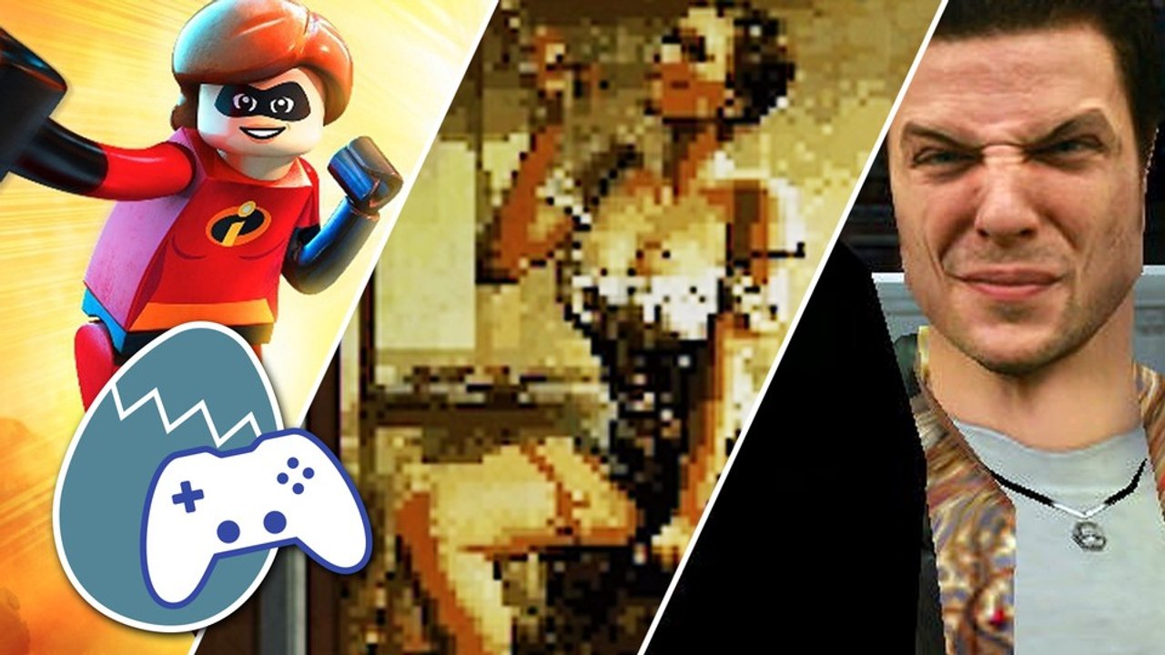 Easter eggs in spielen - folge #4 mit lego die unglaublichen, gog.com & max payne von 2001