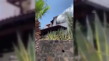 Son dakika gündem: Bodrum'da söndürülmeyen mumdan çıkan yangın evde hasara yol açtı