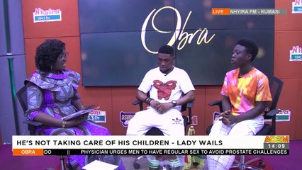 He's Not Taking Care of His Children - lady Wails - Obra on Adom TV (20-6-22)