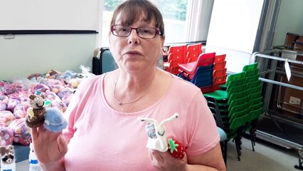 Knitters make over 300 smoothie hats for charity