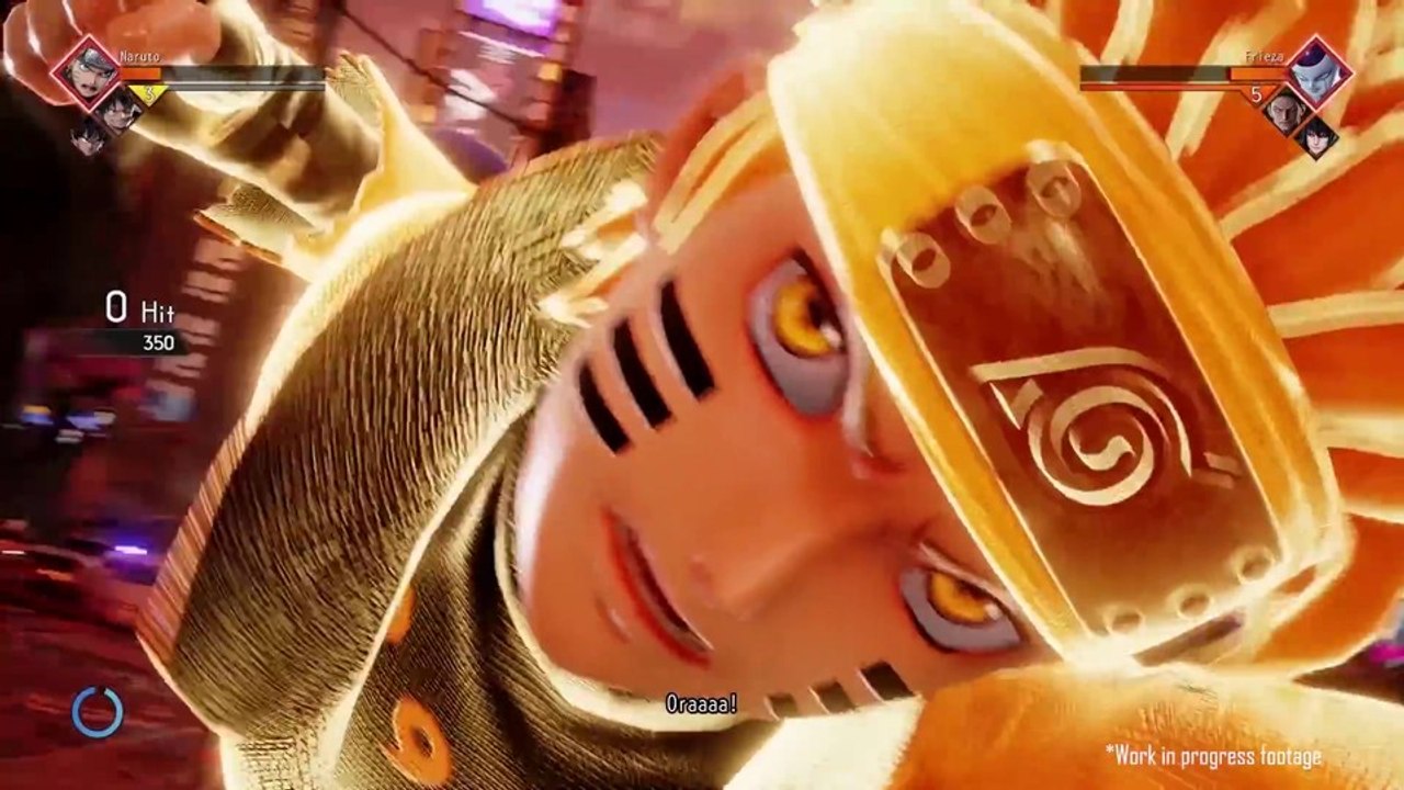 Jump force - gameplay-trailer: naruto, ruffy & son goku schlagen sich die köpfe ein