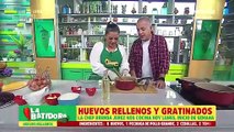 Receta: Huevos rellenos gratinados en salsa bechamel, parte 4