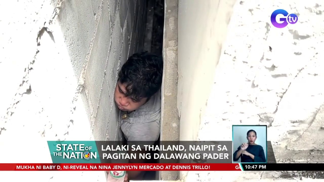 Lalaki sa Thailand, naipit sa pagitan ng dalawang pader | SONA
