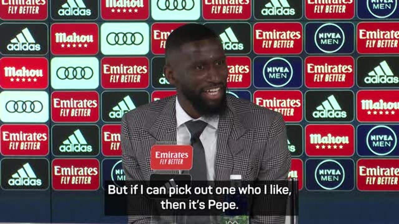 Rudiger looking to emulate 'monster' Pepe at Real Madrid