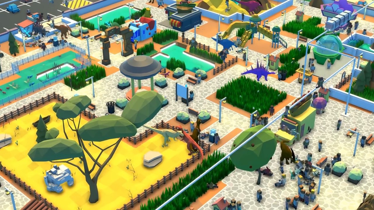 Parkasaurus - erster trailer zur dino-parksimulation