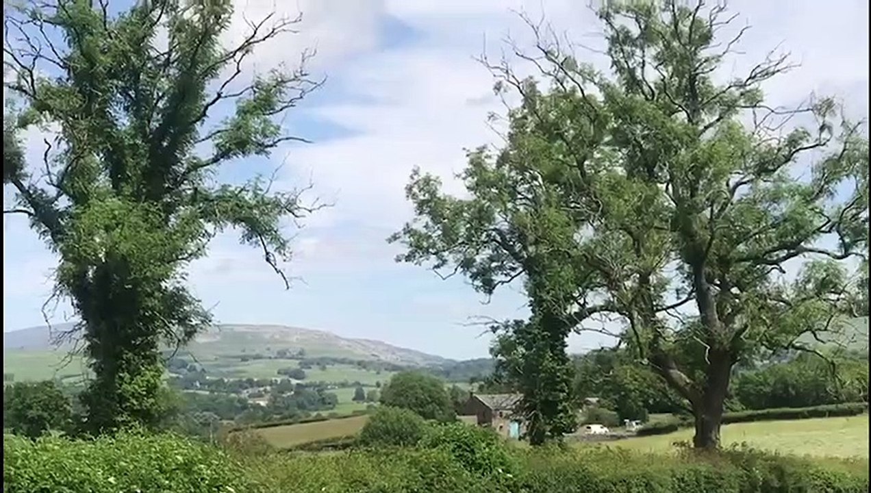 Two people have died after a helicopter crashed in the Yorkshire Dales