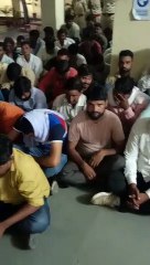 शराब के गौदाम पास मचा रहे थे उत्पात, 60पुलिस एक्ट में दबोचे 53 लोग