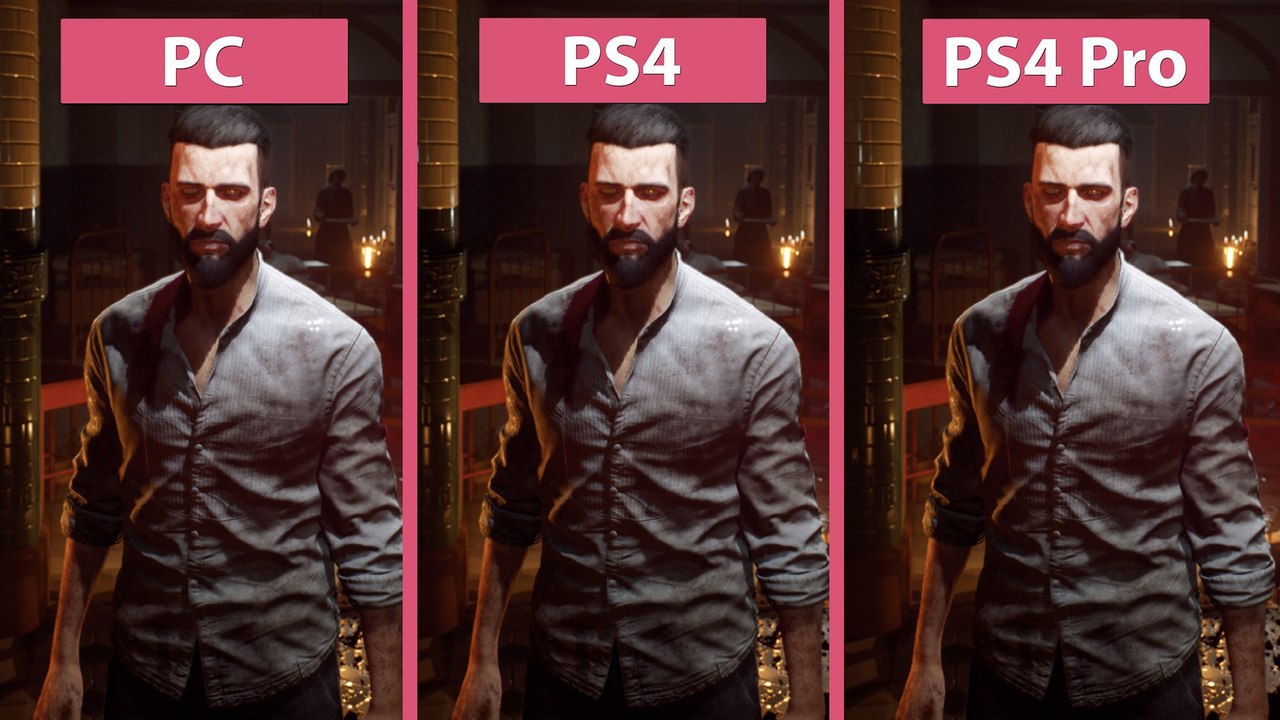 Vampyr - PC gegen PS4 und PS4 Pro im Grafikvergleich