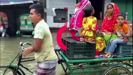 Inundações no Bangladesh afetam milhões de pessoas
