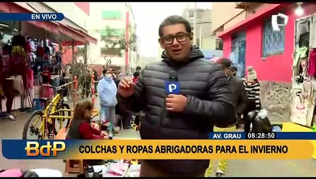 Colchas y abrigos para el invierno: Conozca los precios de las prendas que ofrecen en av. Grau