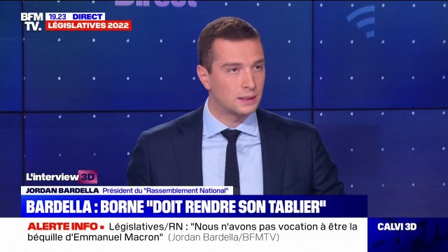 Jordan Bardella: Le RN est le premier parti politique d'opposition à Emmanuel Macron