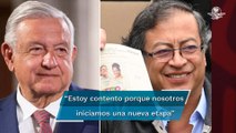 En Colombia se inaugura una nueva etapa en AL con triunfo de Gustavo Petro: AMLO