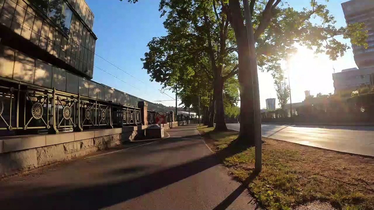 Wien am Rad: Gürtelradweg AKH bis Volksoper frühmorgens