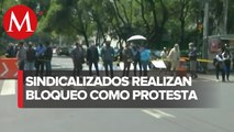 Trabajadores piden mejoras laborales en alcaldía Benito Juárez