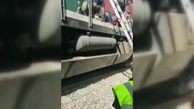 Son dakika haberleri... Meksika'da iki tren kafa kafaya çarpıştı: 6 yaralı