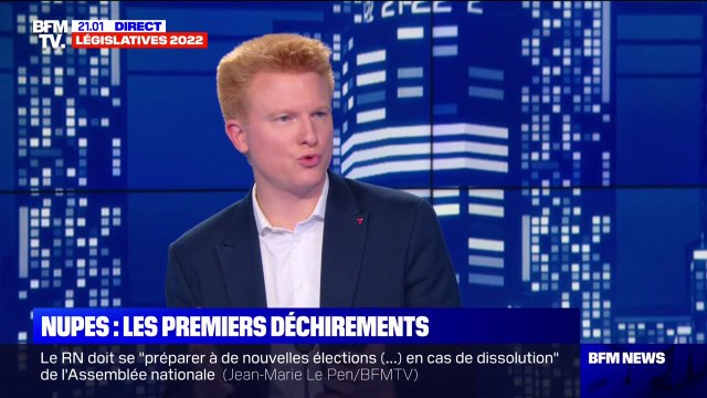 Adrien Quatennens: Dans un groupe commun ou dans un intergroupe, la Nupes sera une réalité