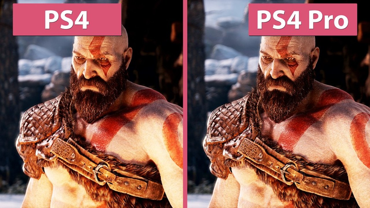 God of war - ps4 gegen ps4 pro im performance- und grafikvergleich