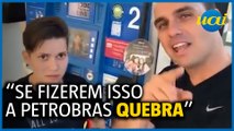 Eduardo Bolsonaro reclama de preço da gasolina em 2016