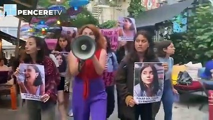 Pınar Gültekin İstanbul Kadıköy’de ve İzmir Karşıyaka'da Protesto