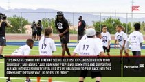 Raiders WR Davante Adams Hosts Youth Football Camp in Las Vegas