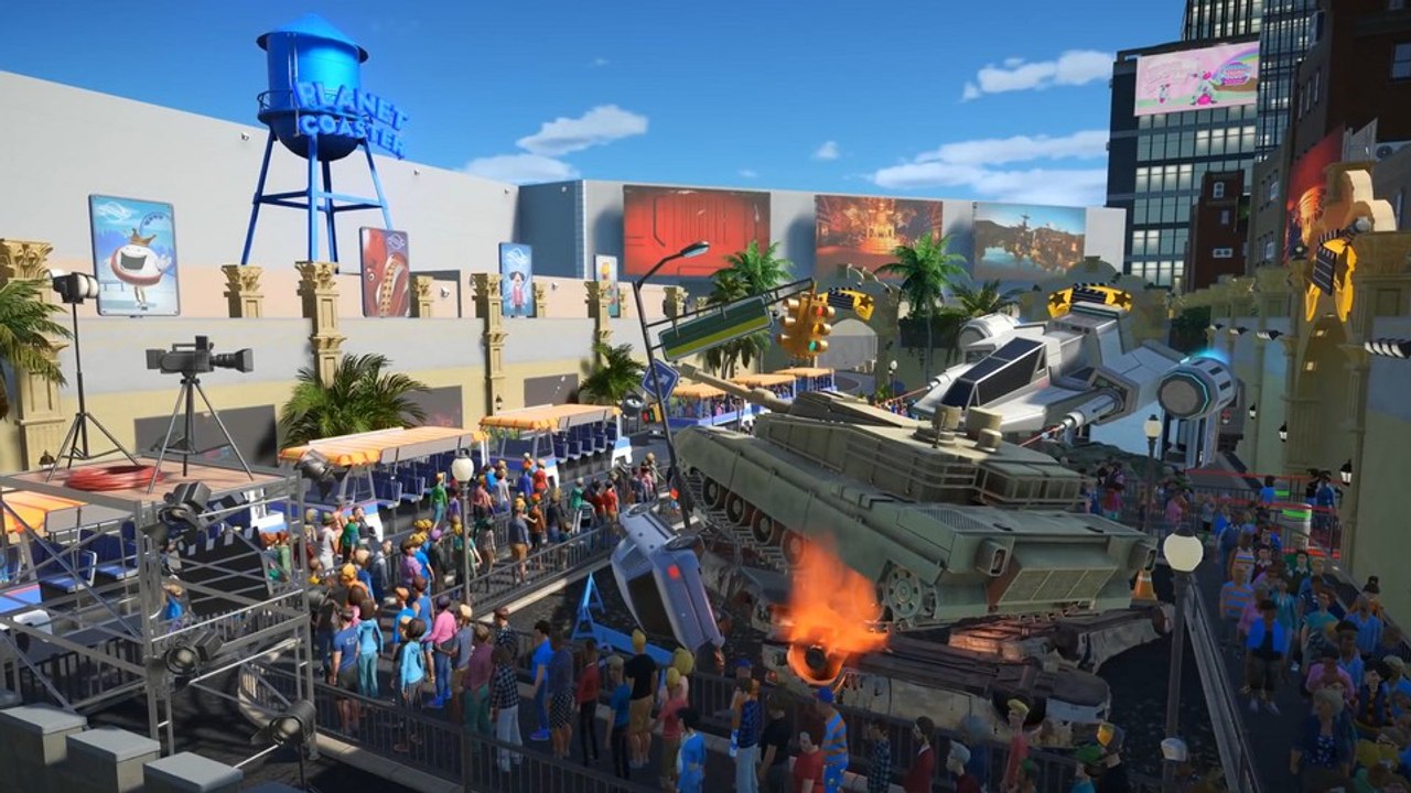 Planet Coaster - Hollywood-DLC 'Studios Pack' im Trailer