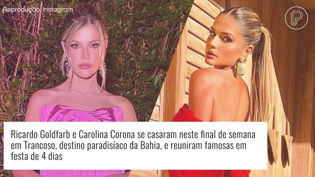 Lala Rudge, Thássia Naves e mais famosas elegem looks leves e fluidos para casamento de luxo em praia. Fotos!
