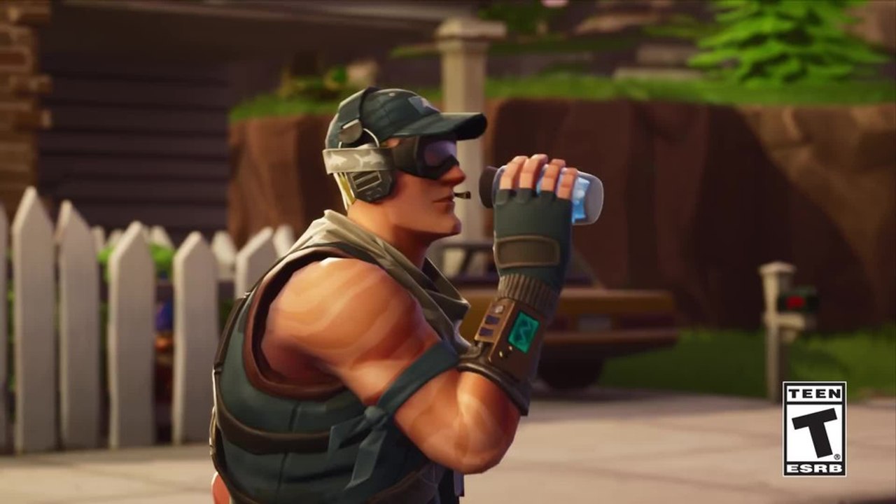 Fortnite: Battle Royale - Witziger Teaser-Clip zeigt die Lenkrakete im Einsatz