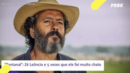 José Leôncio de "Pantanal" e 5 vezes que ele foi muito chato