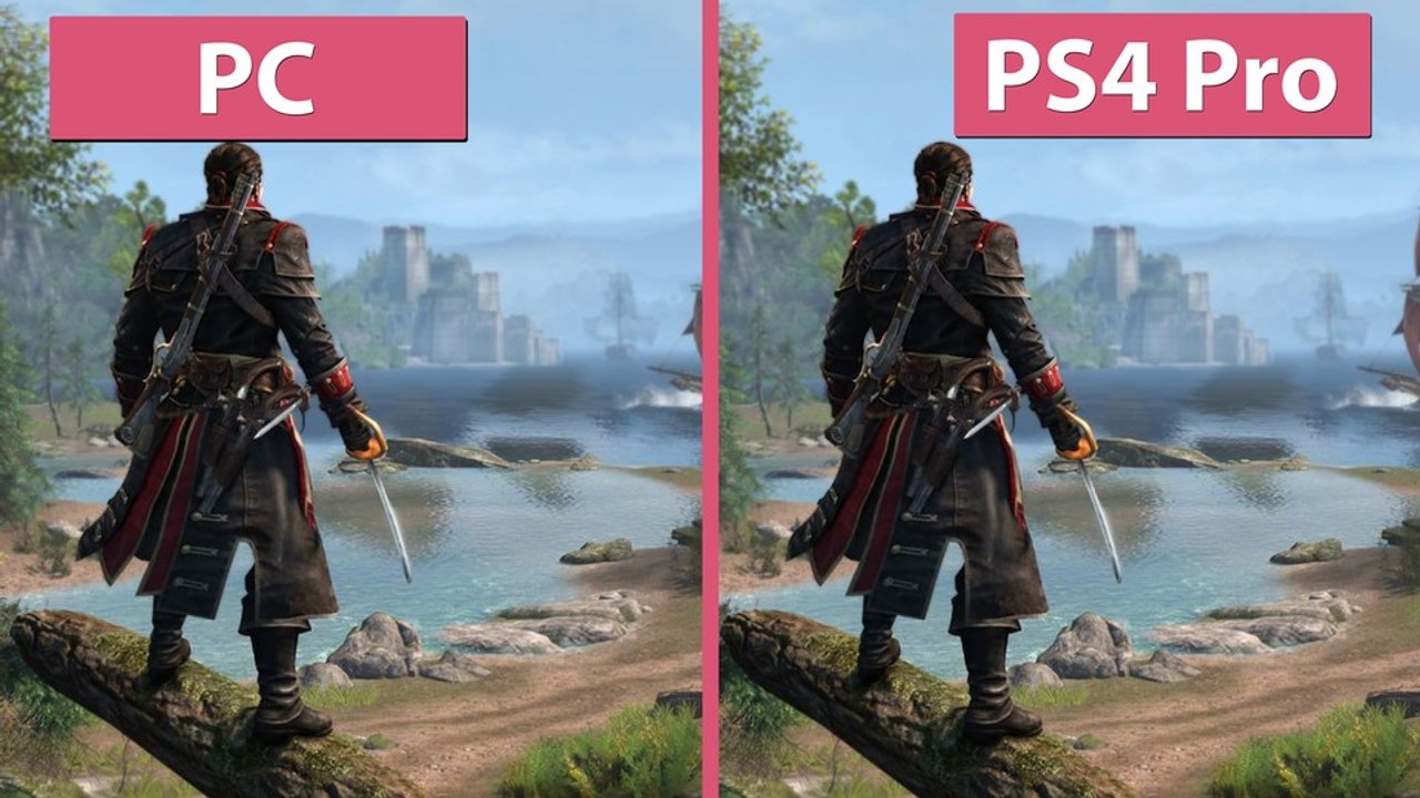 Assassin's Creed Rogue - Original auf dem PC gegen PS4 Pro Remaster im Vergleich
