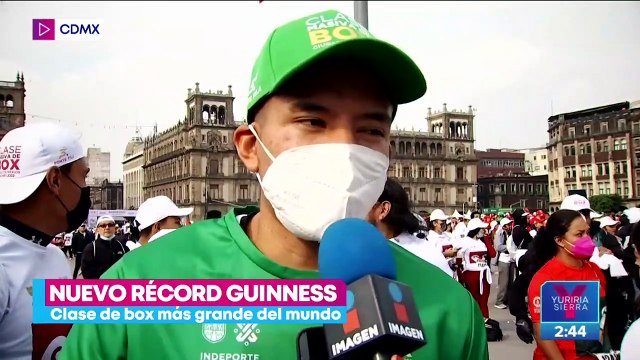 CDMX rompe Récord Guinness por clase de box más grande del mundo