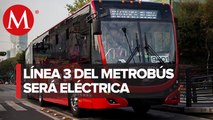 CdMx va por Línea 3 del Metrobús totalmente eléctrica
