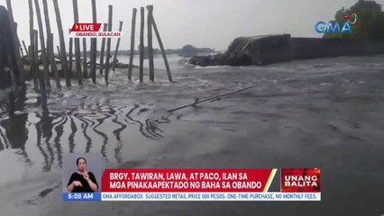 Download Video: Ilang barangay sa Obando, Bulacan lubog pa rin sa baha dahil sa nasirang dike at floodgate | UB