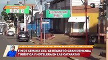 Fin de semana XXL se registró gran demanda turística y hotelera en las cataratas