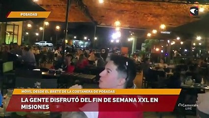 La gente disfrutó del fin de semana XXL en Misiones