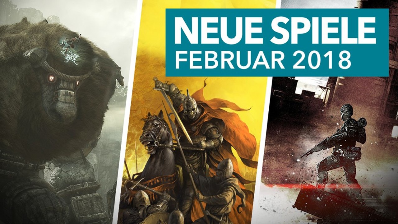 20 neue Konsolenspiele im Februar 2018 - Release-Vorschau für PS4, Xbox One, Switch & Co.