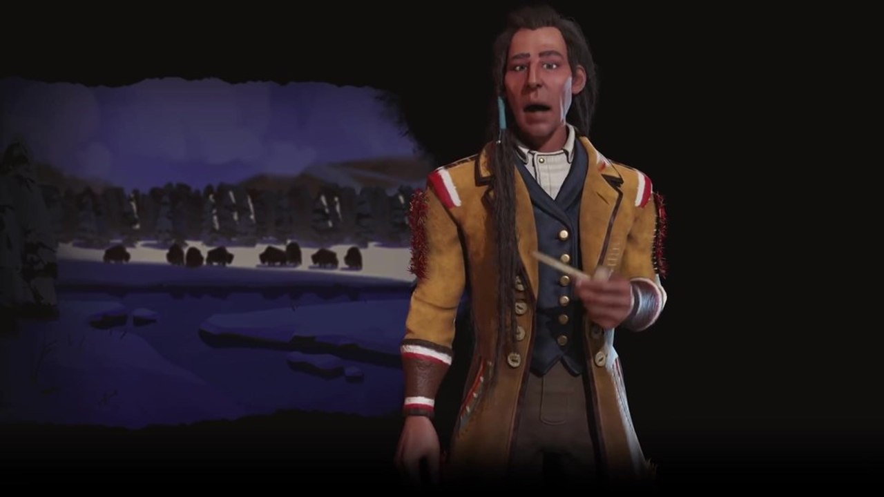 Civilization 6: Rise & Fall - Der Indianerstamm der Cree zeigt im Vorstellungstrailer seine Stärken in Diplomatie und Handel
