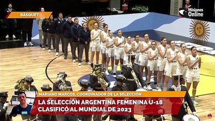 La selección Argentina femenina U-18 clasificó al mundial de 2023