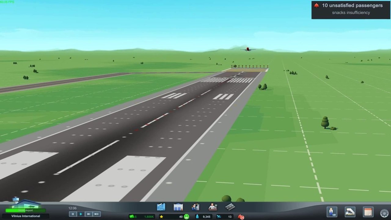 Sky haven - gameplay aus dem flughafen-tycoon-spiel