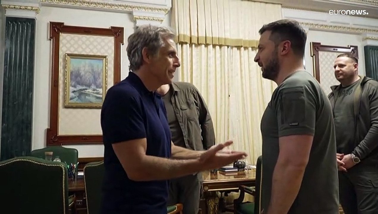 'Sie sind mein Held!' Ben Stiller trifft Wolodymyr Selenskyj (Video)