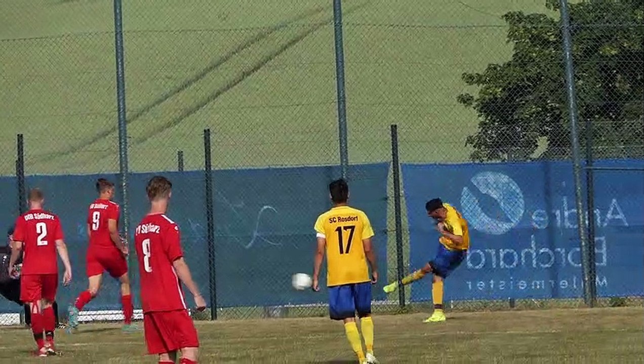 Das 2:1 für den SC Rosdorf im Pokalfinale  gegen Südharz durch Mohammad Abdallah