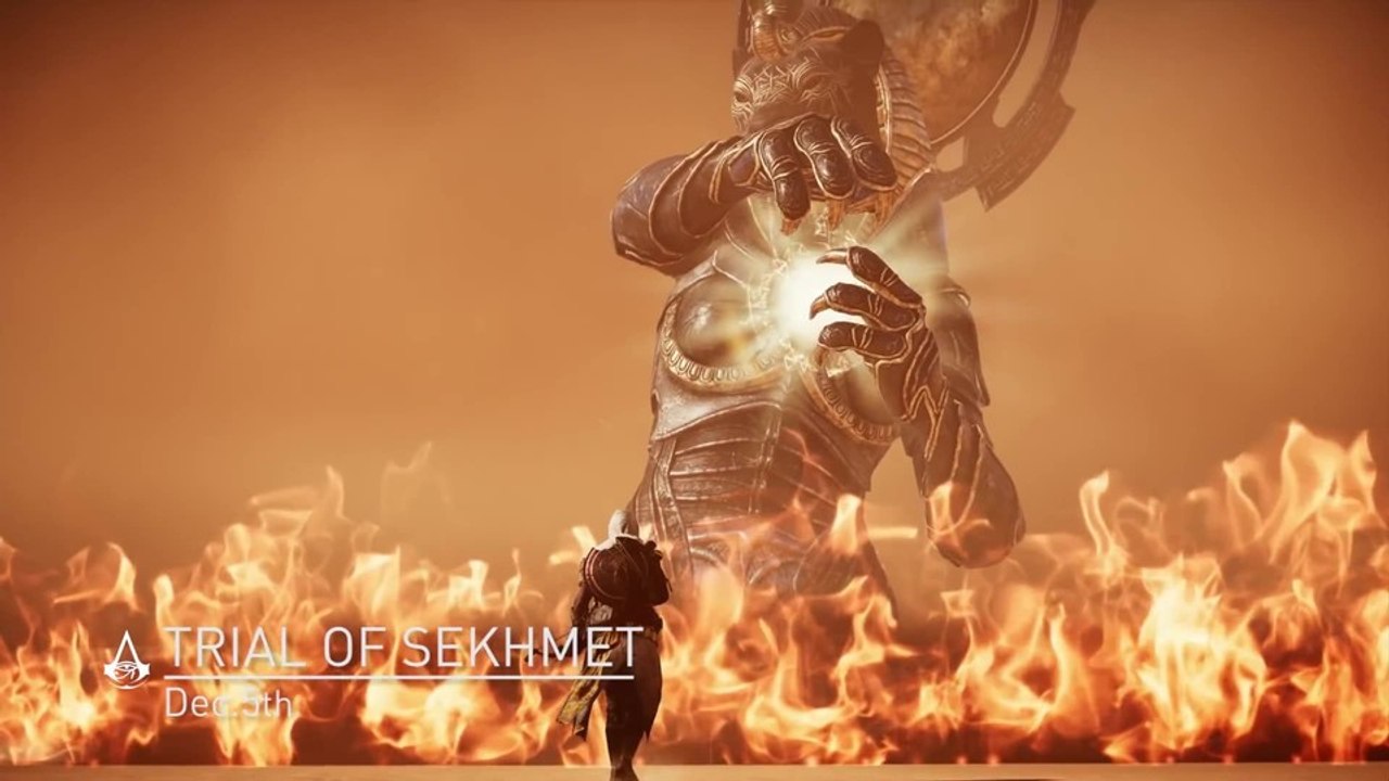Assassins Creed: Origins  - Trailer zur letzten Götterprüfung gegen die Kriegsgöttin Sekhmet