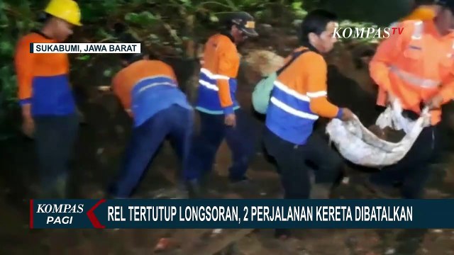 Tebing 10 Meter Longsor Hingga Tutupi Jalur Kereta, 2 Perjalanan KA Pangrango Dibatalkan!