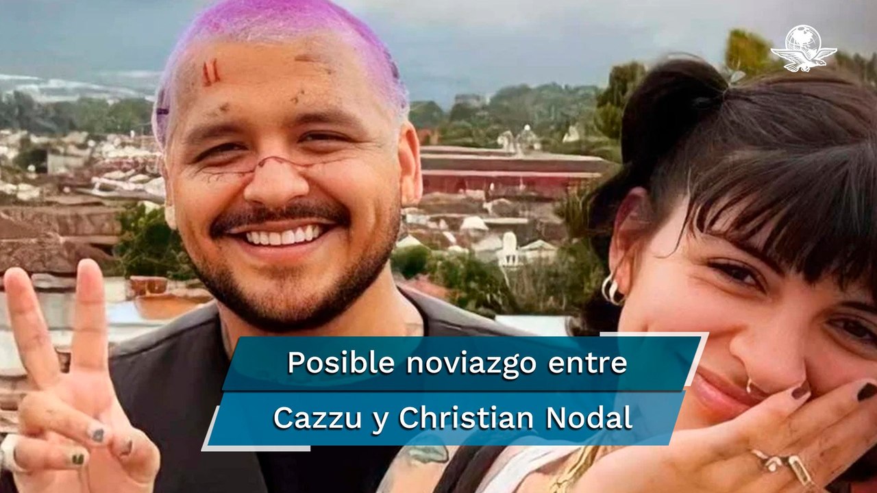 Cazzu y Christian Nodal son captados besándose